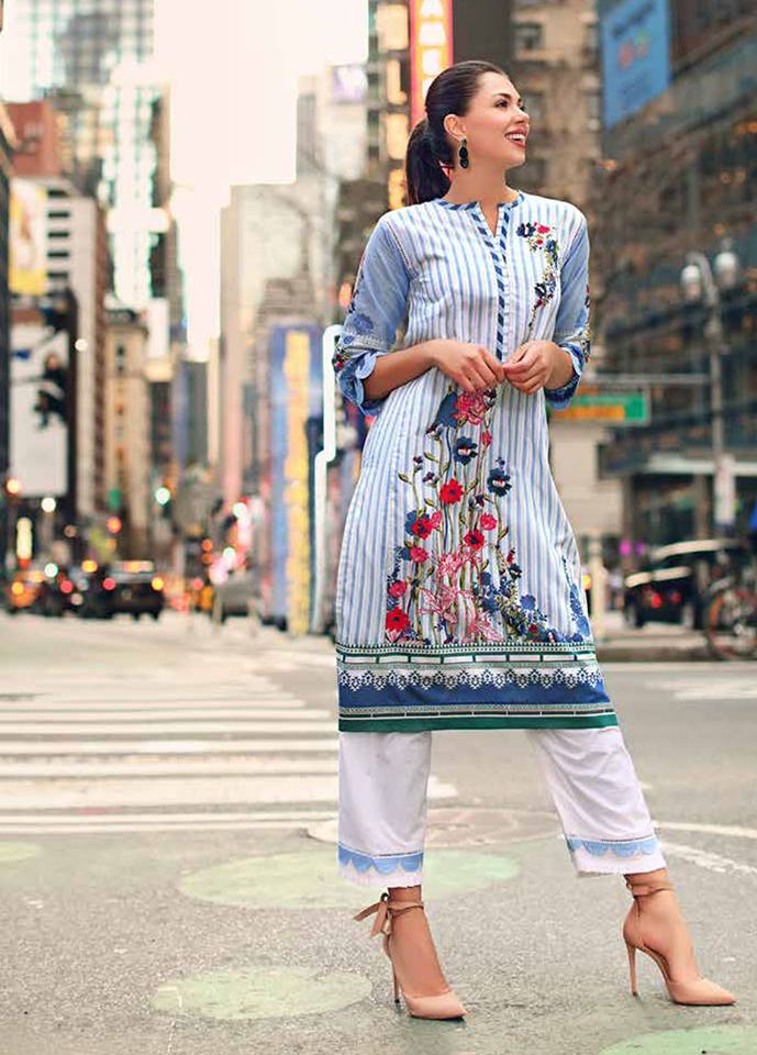 Gul Ahmed lawn collection 2019 – New Bagh-e-Gul Lawn for Women