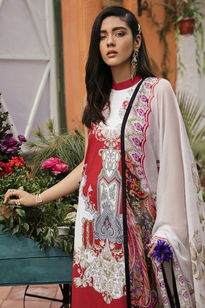 Ethnic by Outfitters Unstitched lawn Volume-2 for Ladies 2023