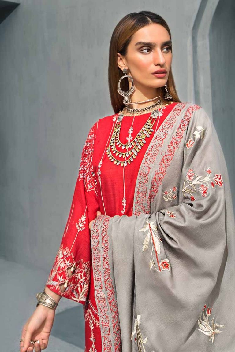 Gul Ahmed Poshak-e-Chinar Embroidered Winter Shawl Collection 2019 ...