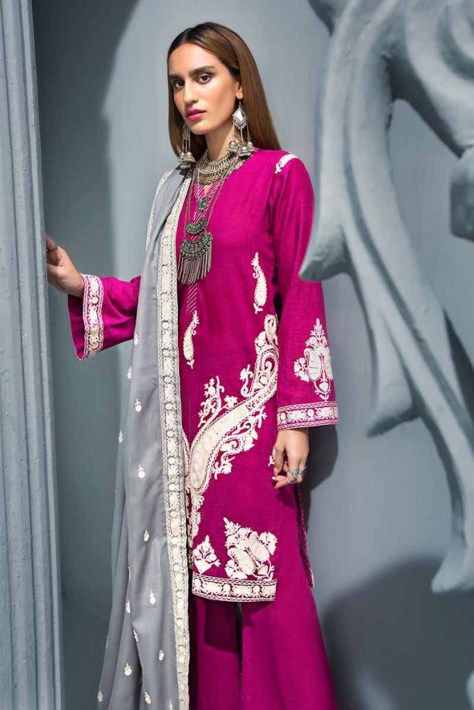 Gul Ahmed Poshak-e-Chinar Embroidered Winter Shawl Collection 2019 ...