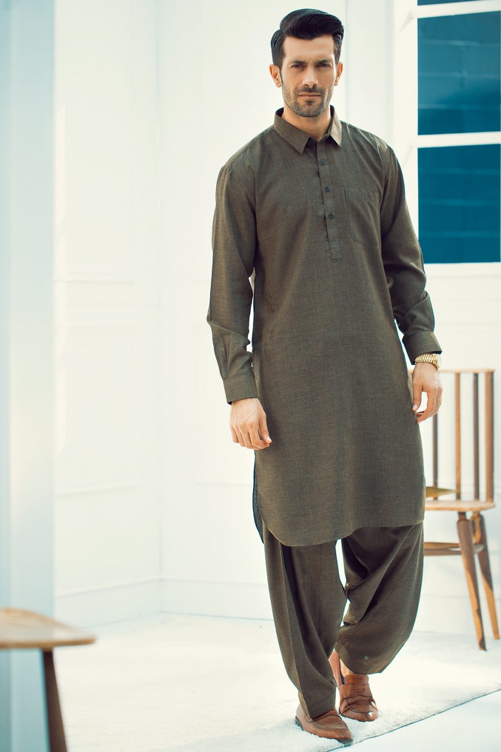 Alkaram Studio Winter Men’s Kameez Shalwar Collection 2024