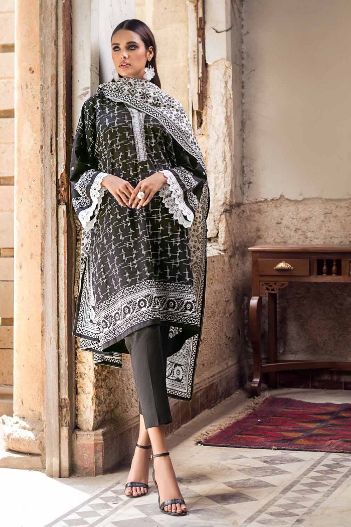 Gul Ahmed Black & White Summer Lawn Collection 2024