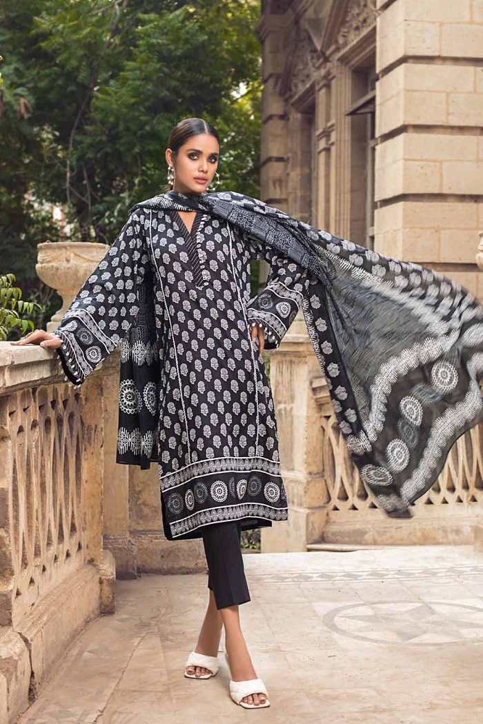 Gul Ahmed Black & White Summer Lawn Collection 2024