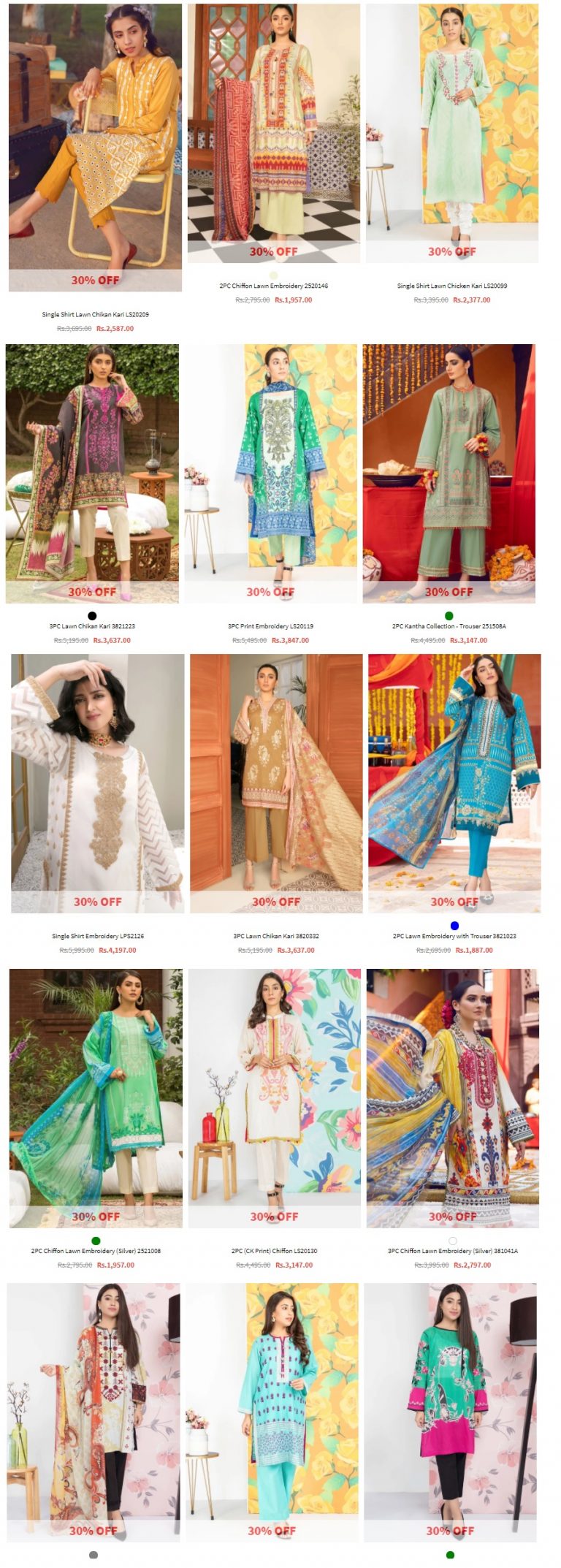 Warda Independence Day Sale 2022 Flat 30% Off