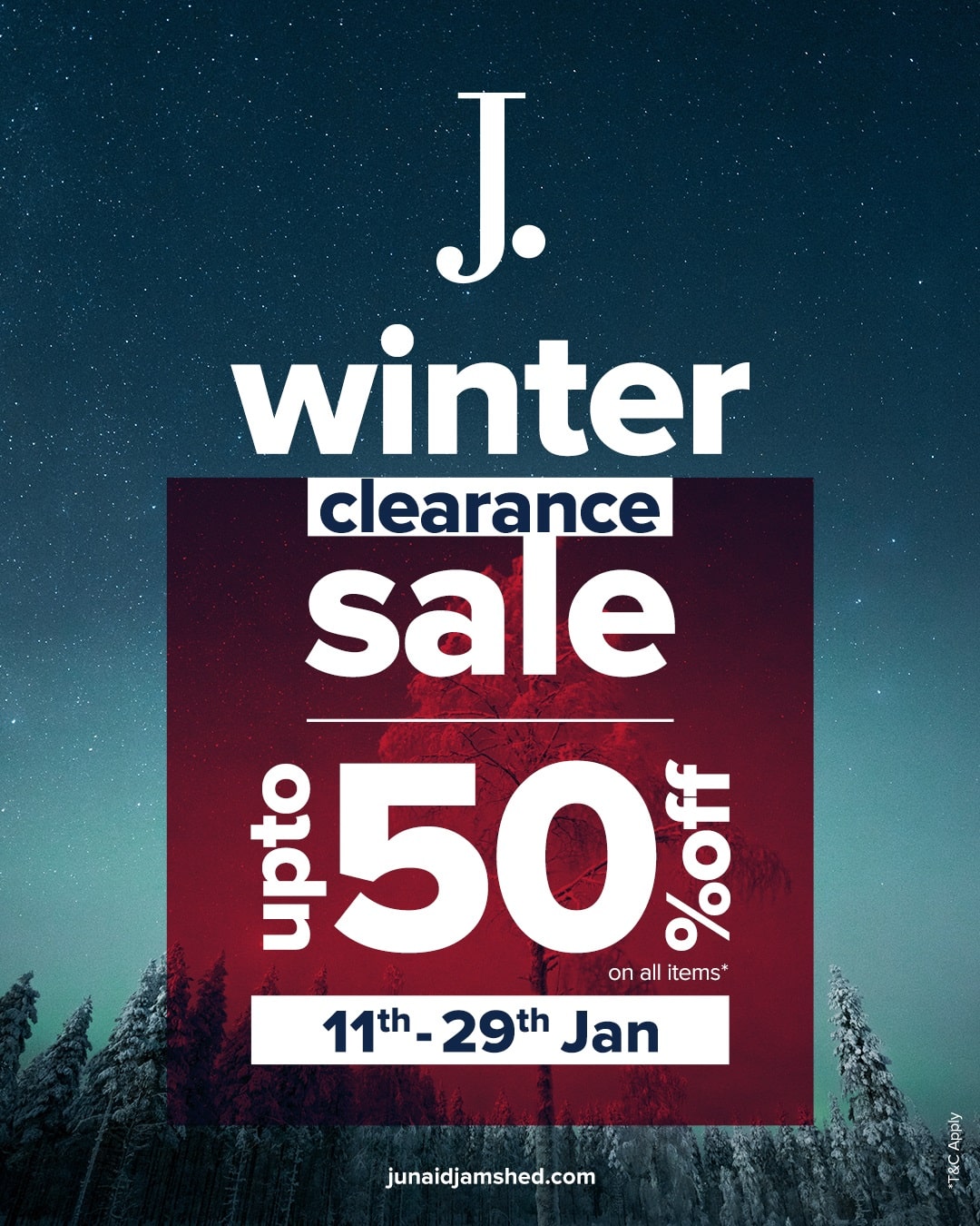 J. Jamshed Winter Clearance Sale 2023 Upto 50 Off With Price