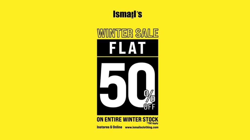 ismail clothing winter sale 2024