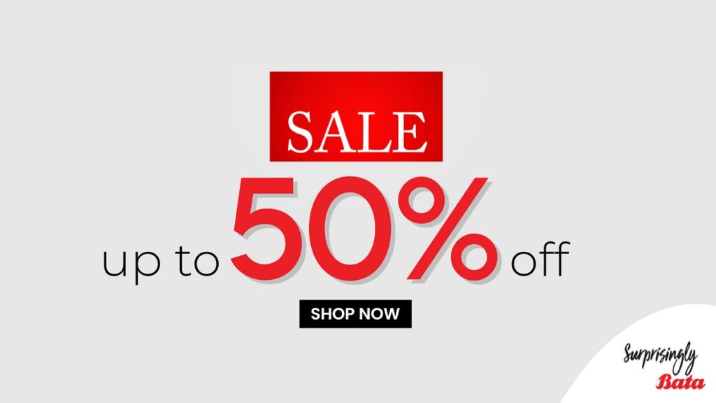 Bata Shoes Sale 50% Off