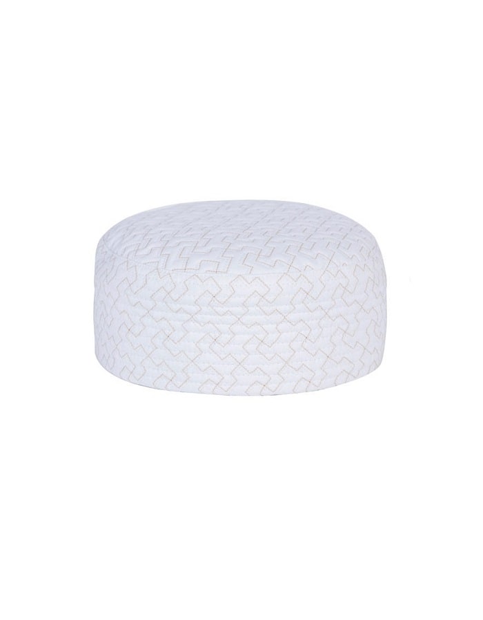 Junaid Jamshed Men White Cap