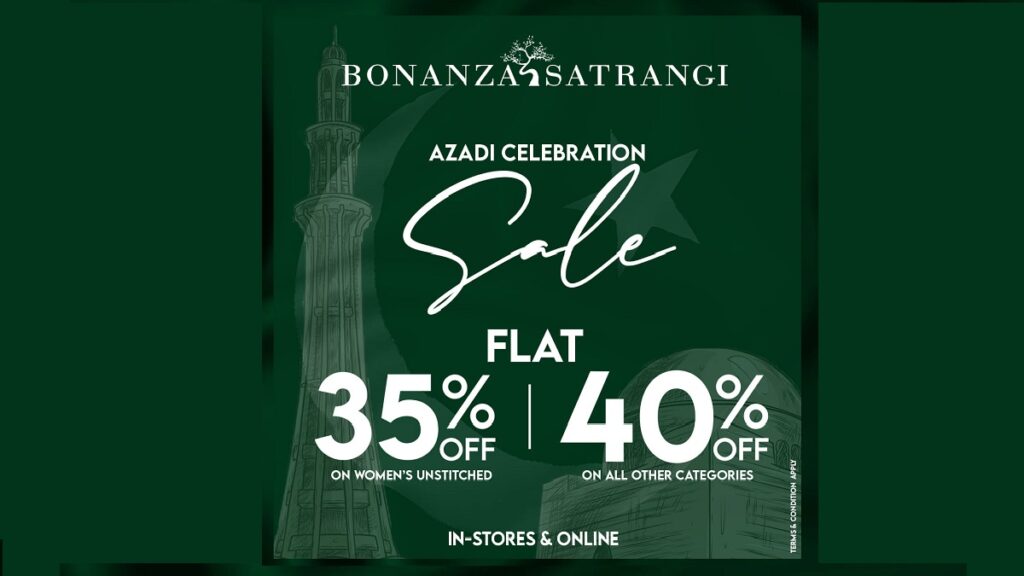 Bonanza Satrangi Azadi Sale