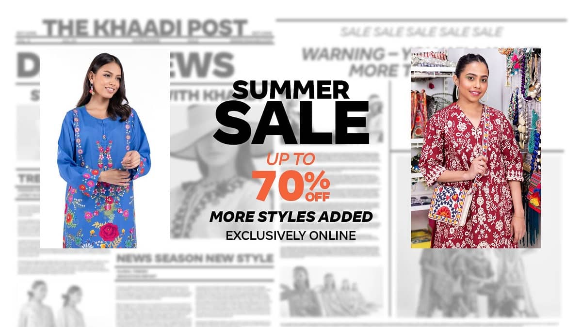 khaadi summer sale