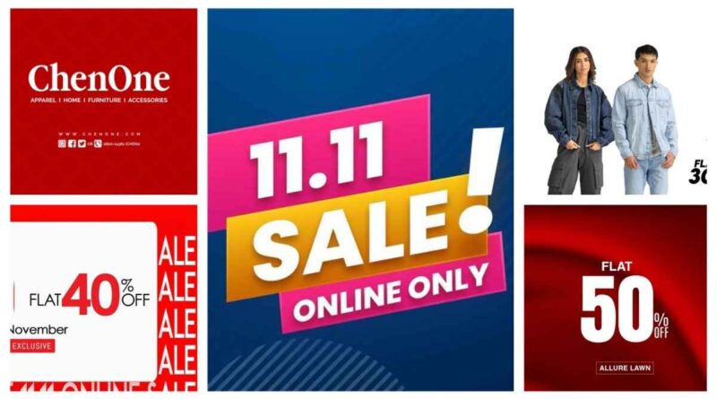 11.11 Sale By Top Clothing Brands