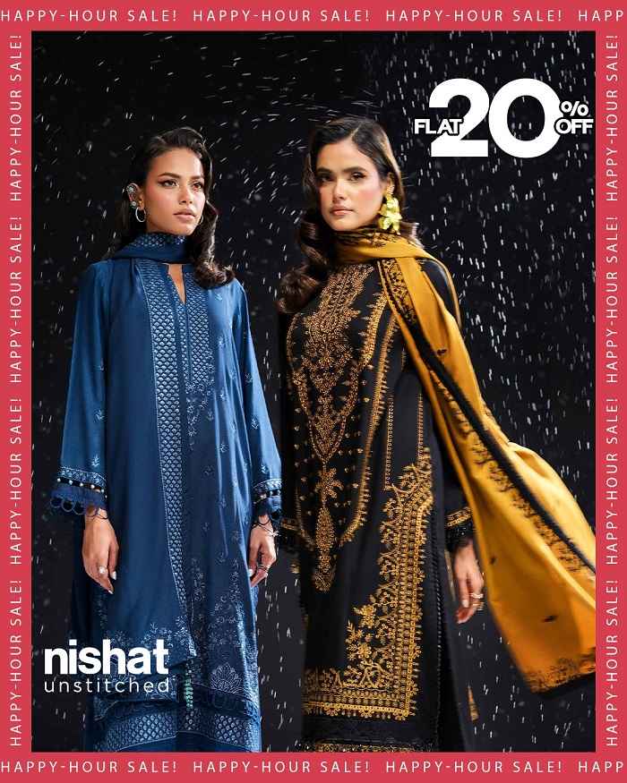 Nishat Sale Happy Hour