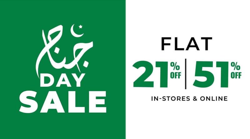 Stylo Jinnah Day Sale