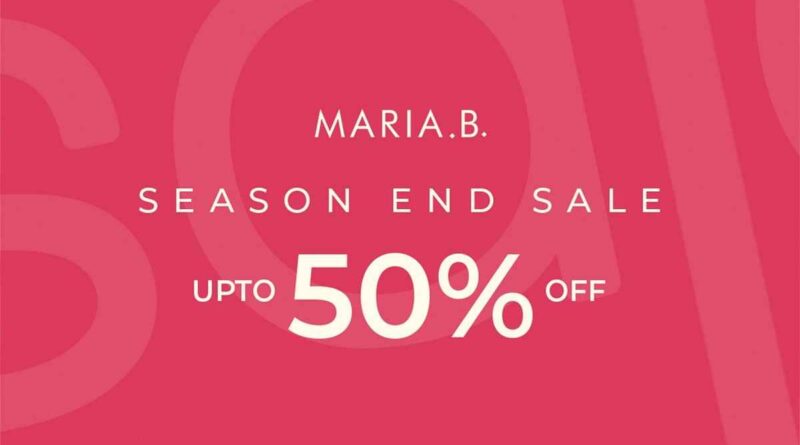 Maria B Season End Sale 2025